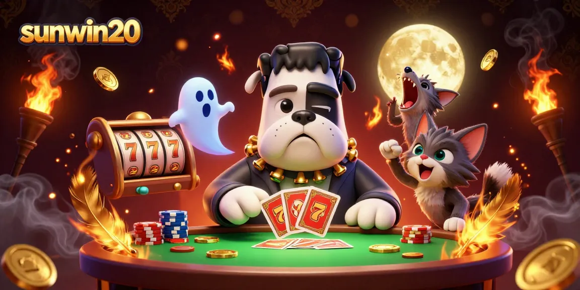 Experience thrills with the sunwin20 brand featuring dynamic casino elements and vibrant characters.